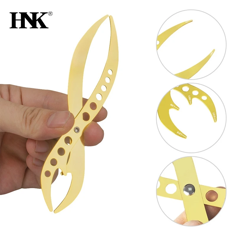 Golden Ratio Equidistant Ruler Compass Eyebrow Ruler for Brows Tattoo Measuring Positioning Assist Tool 2024 Gen 2