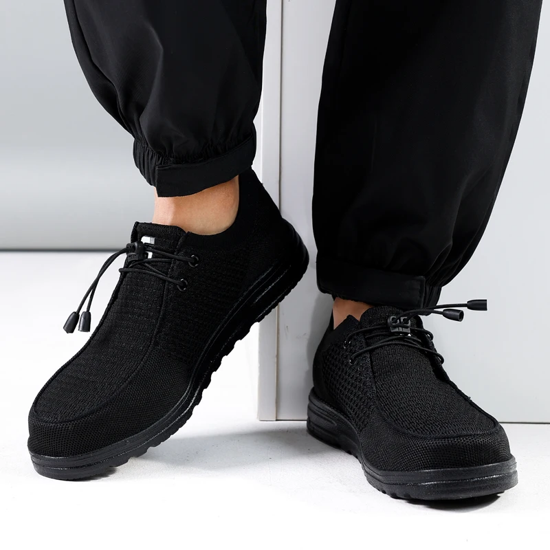 Lightweight Men Work Safety Shoes Puncture-Proof Work Sneakers Steel toe shoes Breathable Indestructible shoes Protection Boots - Image 6