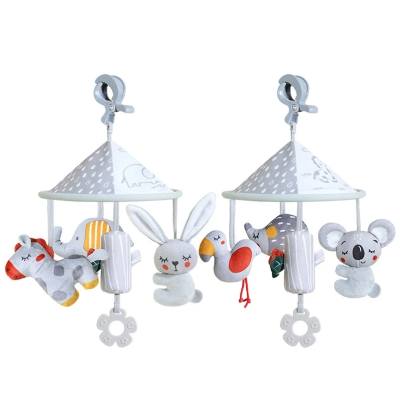 

Portable & Safe Baby Stroller Hanging Animal Toy for Soothing & Entertainment