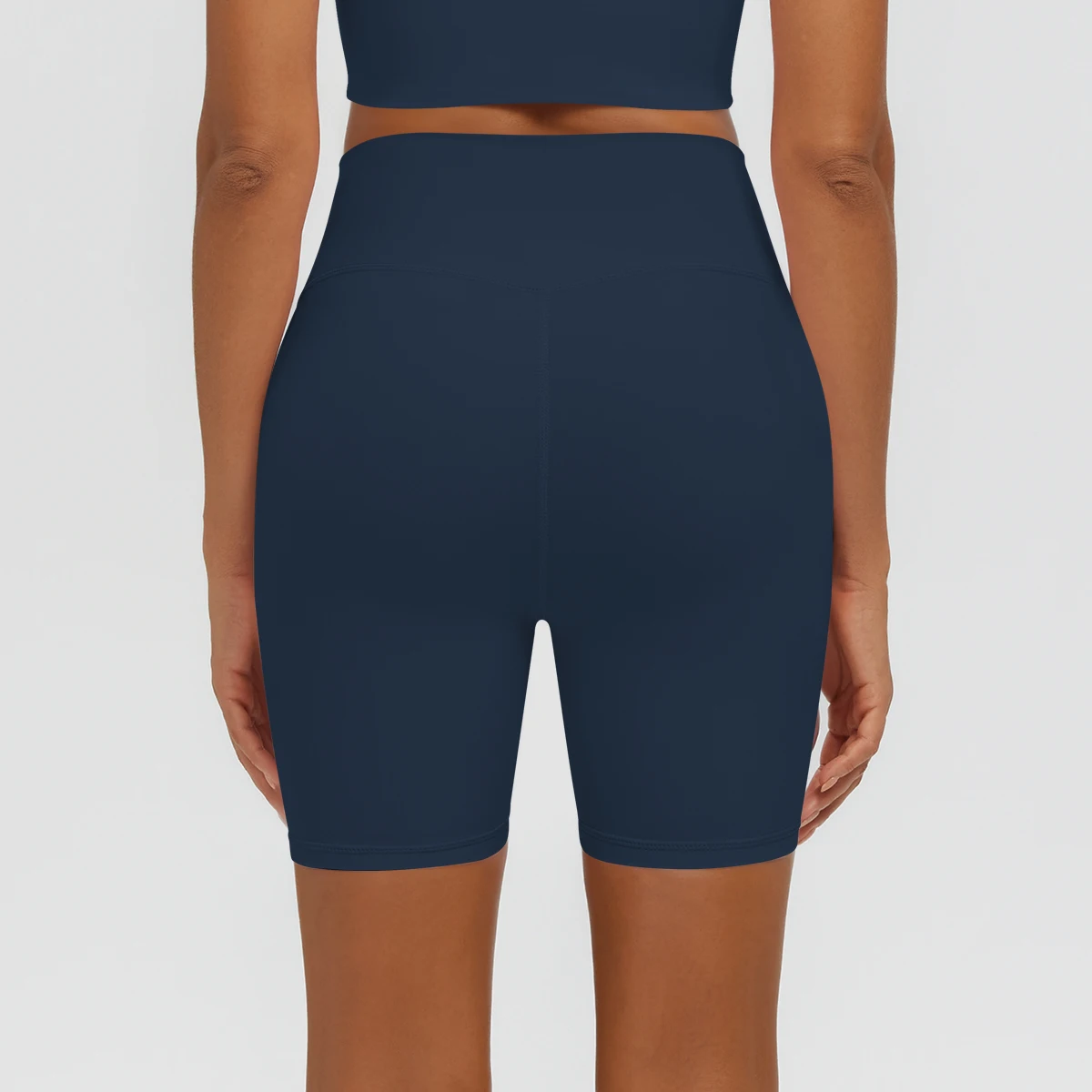 Damen Fitness Yoga Shorts Atmungsaktive Hüftformende Schnelltrocknende Sportshorts Sommer Gym Laufshorts mit Push-Up-Effekt für Frauen – Detail 30