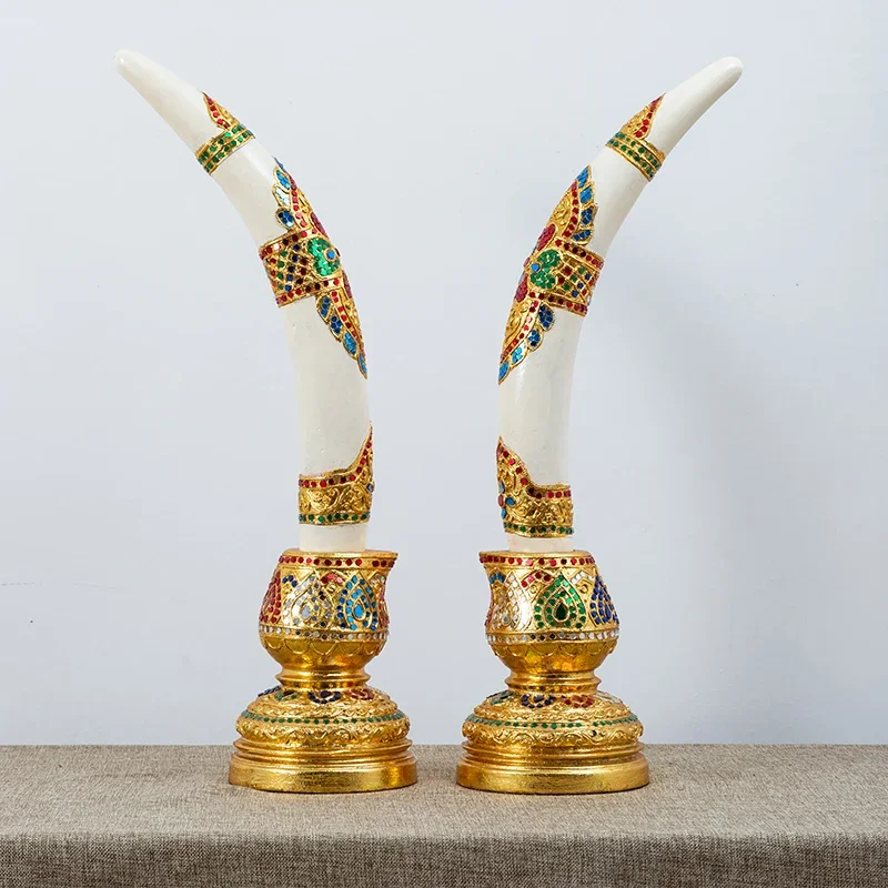 Decoração de folha de ouro de entrada