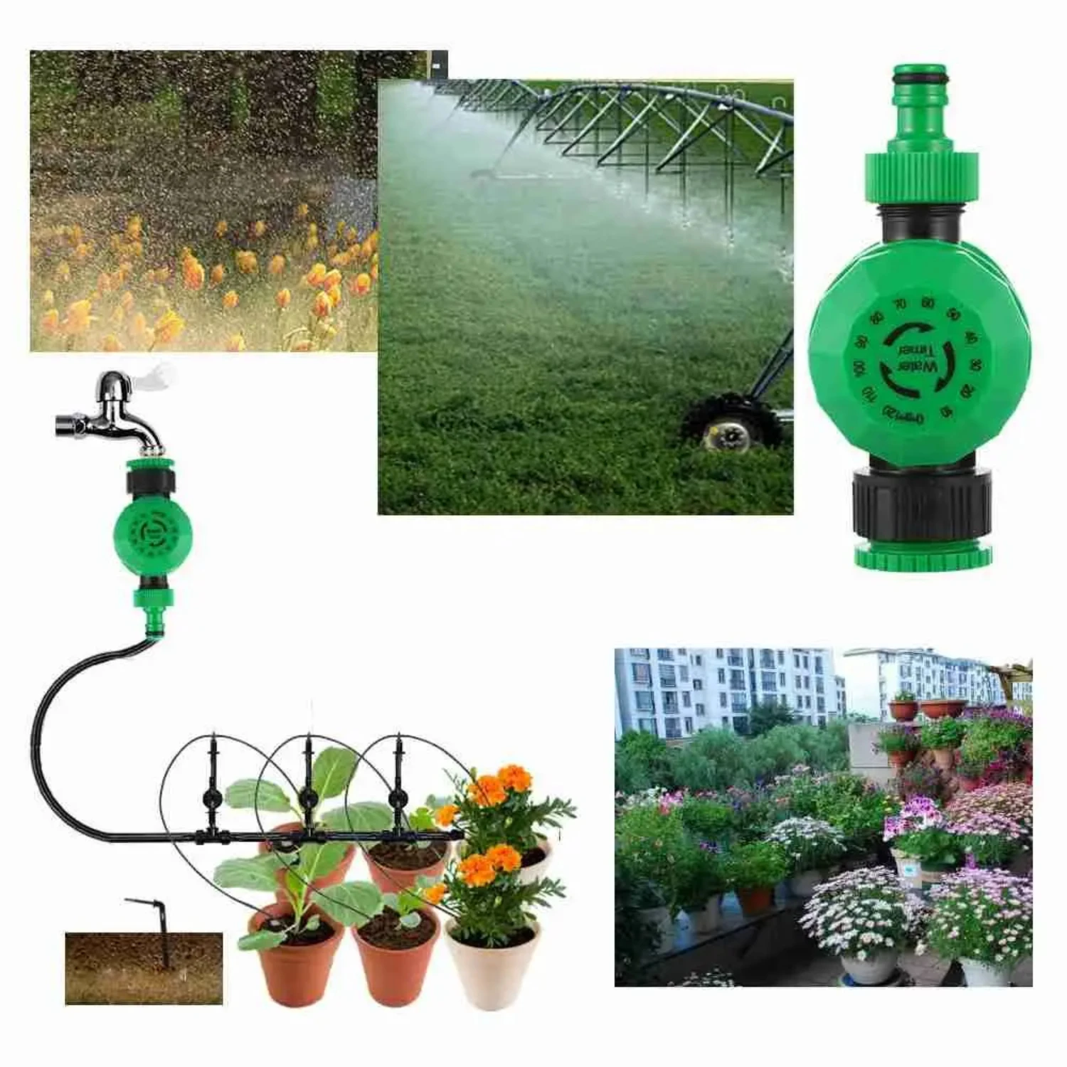 Smart Automatic Mechanical Water Timer Valve for Efficient Irrigation Control in Your Garden - Sprinkler System Controller for P