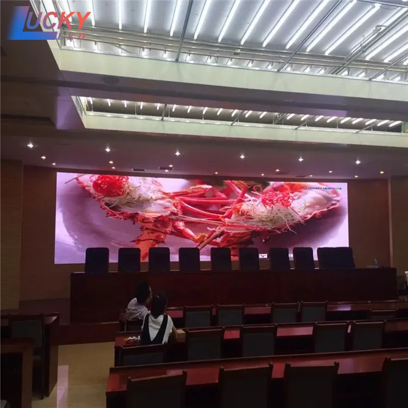 Front Service LED Video Wall Die-Cast Aluminum Rental Fixed Installation Waterproof Module for Office School P1.9 P3.91
