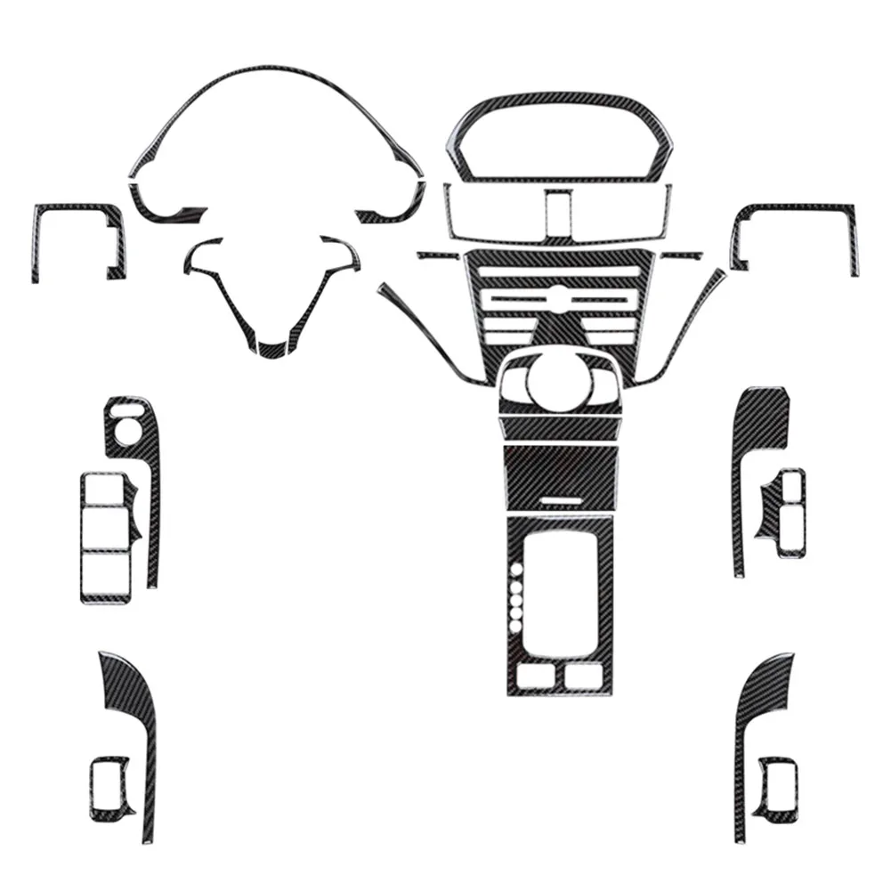 

For ACURA TL 2009-2014 Interior Accessories Car Central Console Instrument Panel Trim Carbon Fiber Sticker