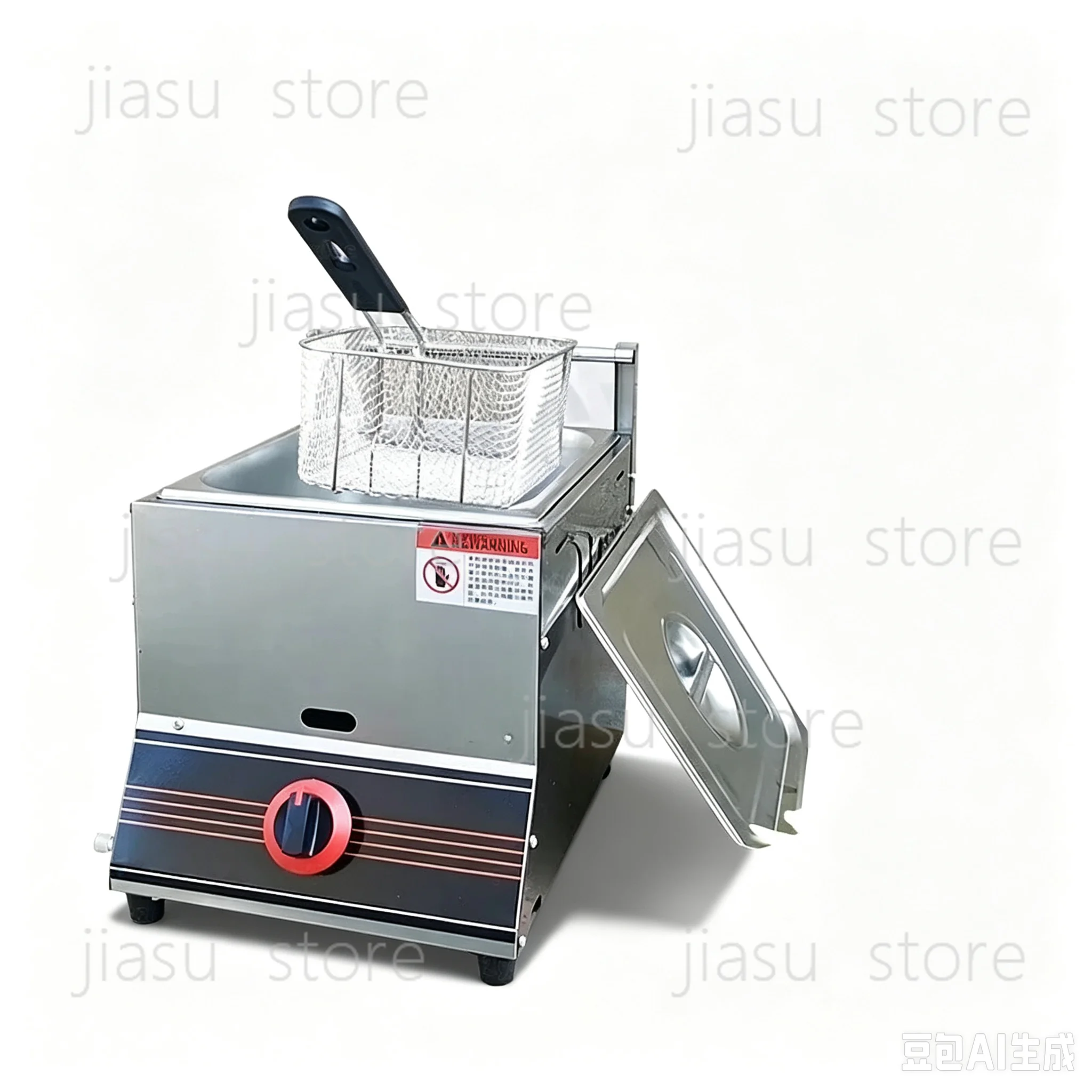 Commercial Stalls, Gas Fryer, Liquefied Gas, Fryer, French Fries, Chicken Cutlets