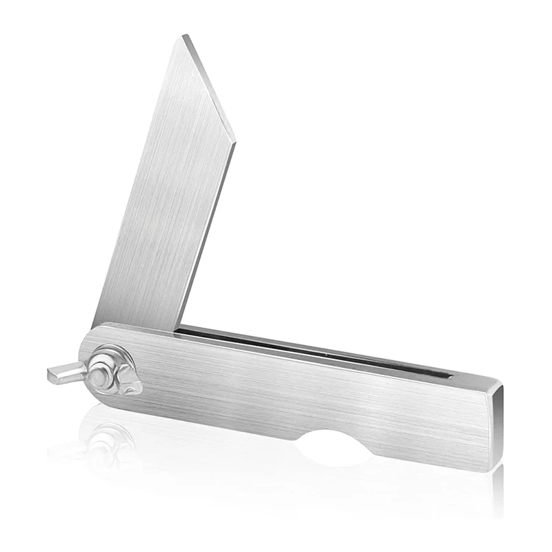 

ABZV-Sliding T-Bevel Gauge Protractor 4 Inch Mini Bevels Angle Adjustable Carpenter Bevels Finder for Woodworking