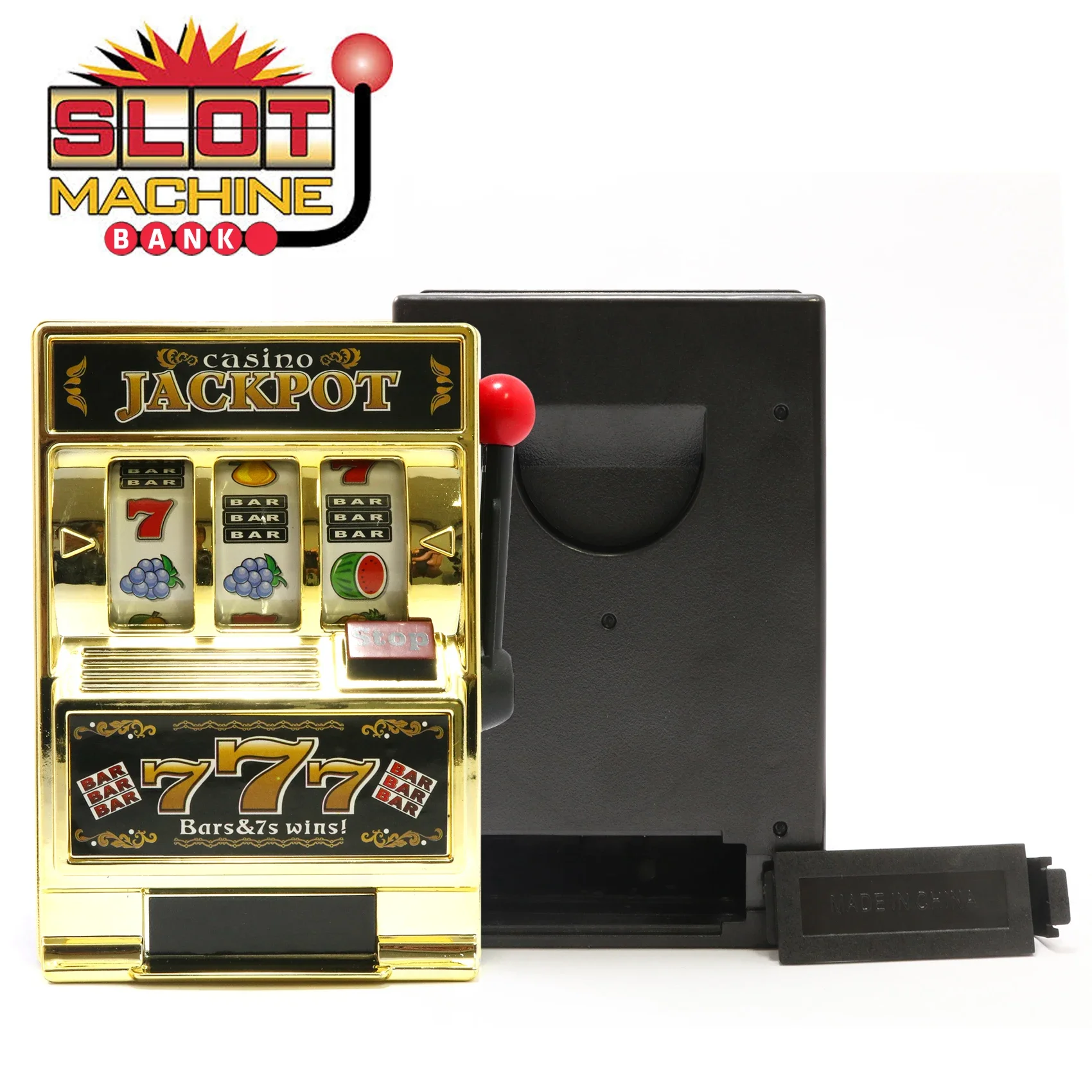 Slot Machine da tavolo in stile Las Vegas, macchina meccanica per frutta, salvadanaio, salvadanaio, Slot Machine per Jackpot del casinò, modello