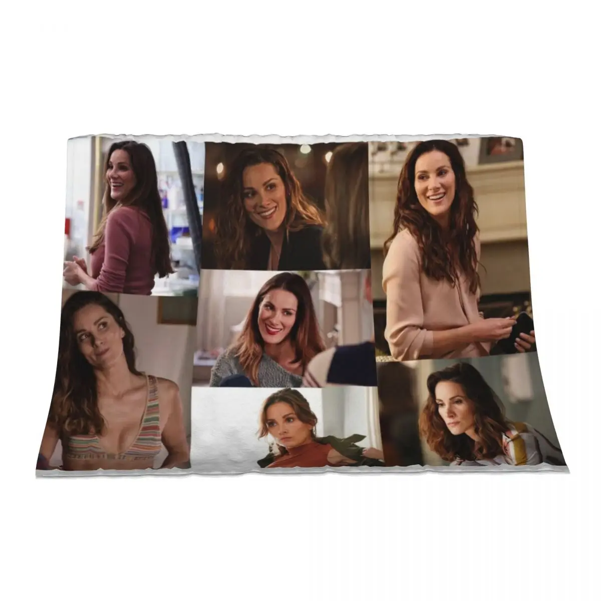 

Carina DeLuca Large Collage Designed for Blankets Throw Blanket Personalized Gift Polar Decorative Beds Large Blankets