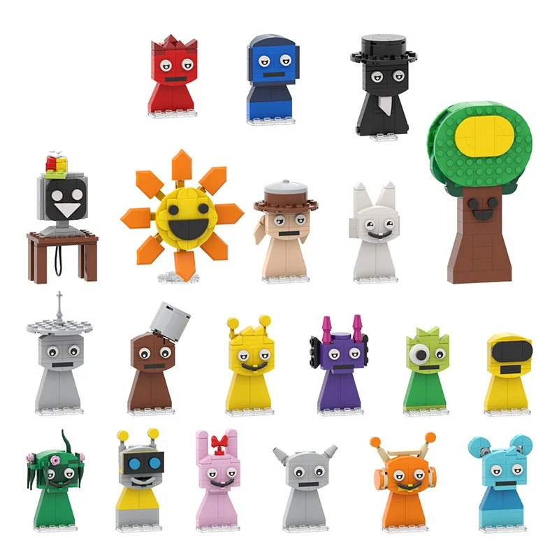 

Hot Incredibox Sprunki Figures Horror Movie Incredibox Sprunki Bricks Incredibox Sprunkis Building Blocks Figure Toys Kids Gift