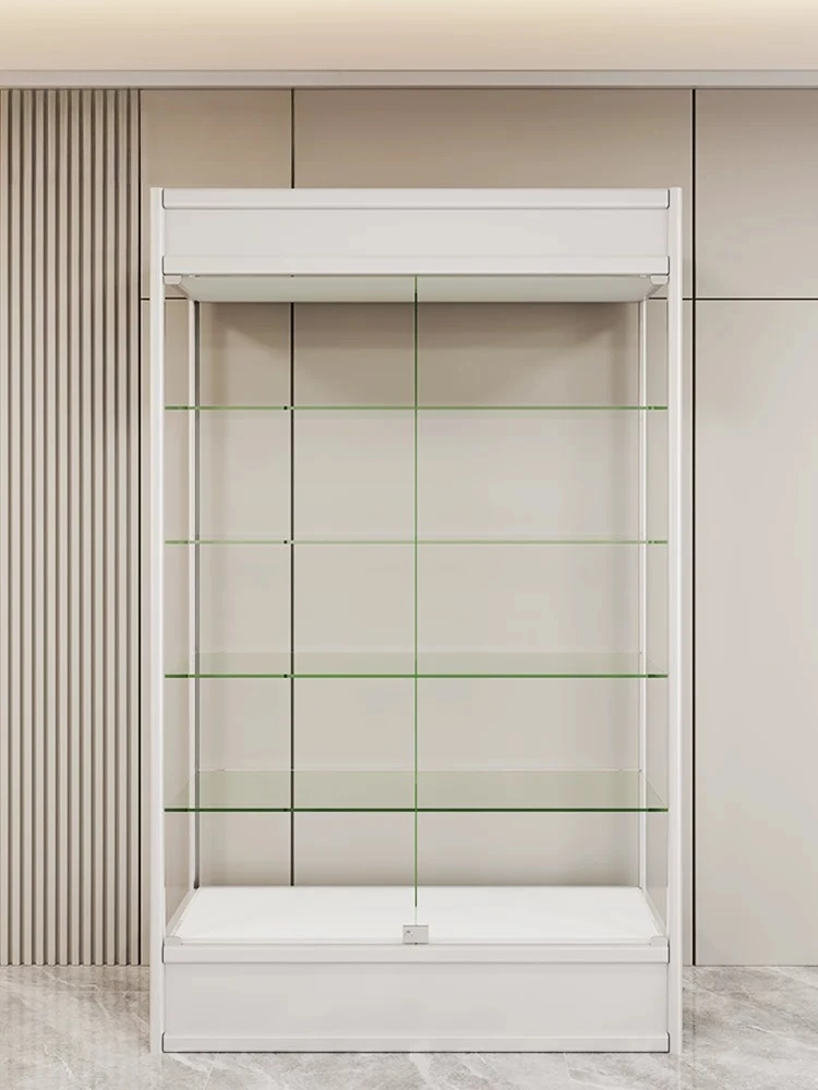 Glass display cabinet Figure toy display cabinet Cosmetics wine display cabinet
