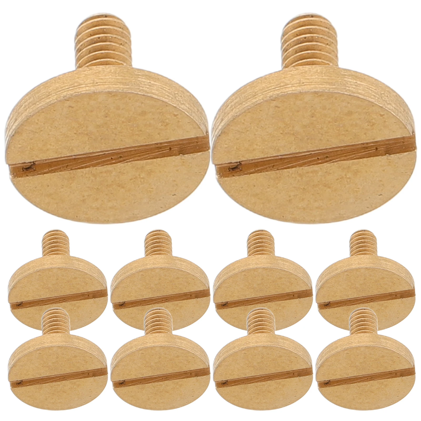 

10 Pcs Metal Trumpet Accessories Flat Top Musical Instrument Parts Repair Accessory