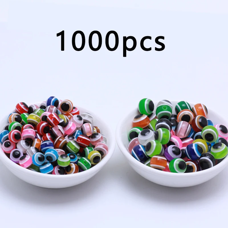 1000/pack fishing eye shaped bead baits, outdoor fishing accessories fishing gear set