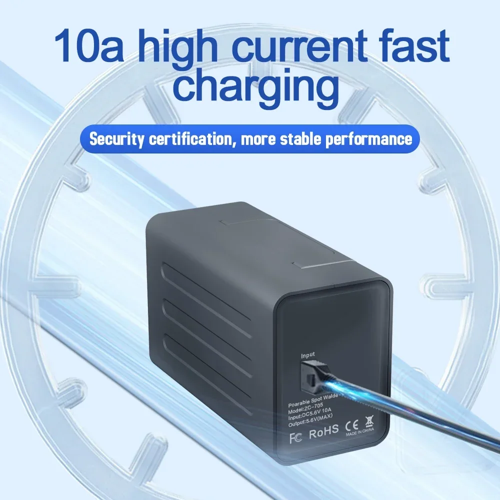 Zgrzewarka kondensatorowa Super Farad z kolorowym ekranem 2,4 cala, regulacją 999 poziomów, zgrzewanie punktowe ręczne/automatyczne