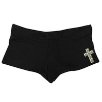 Y2k Cross Shorts Aesthetic Harajuku Gothic Hip Hop Graphic Punk Summer Grunge Women Clothes Shorts Rock Casual Streetwear EMO