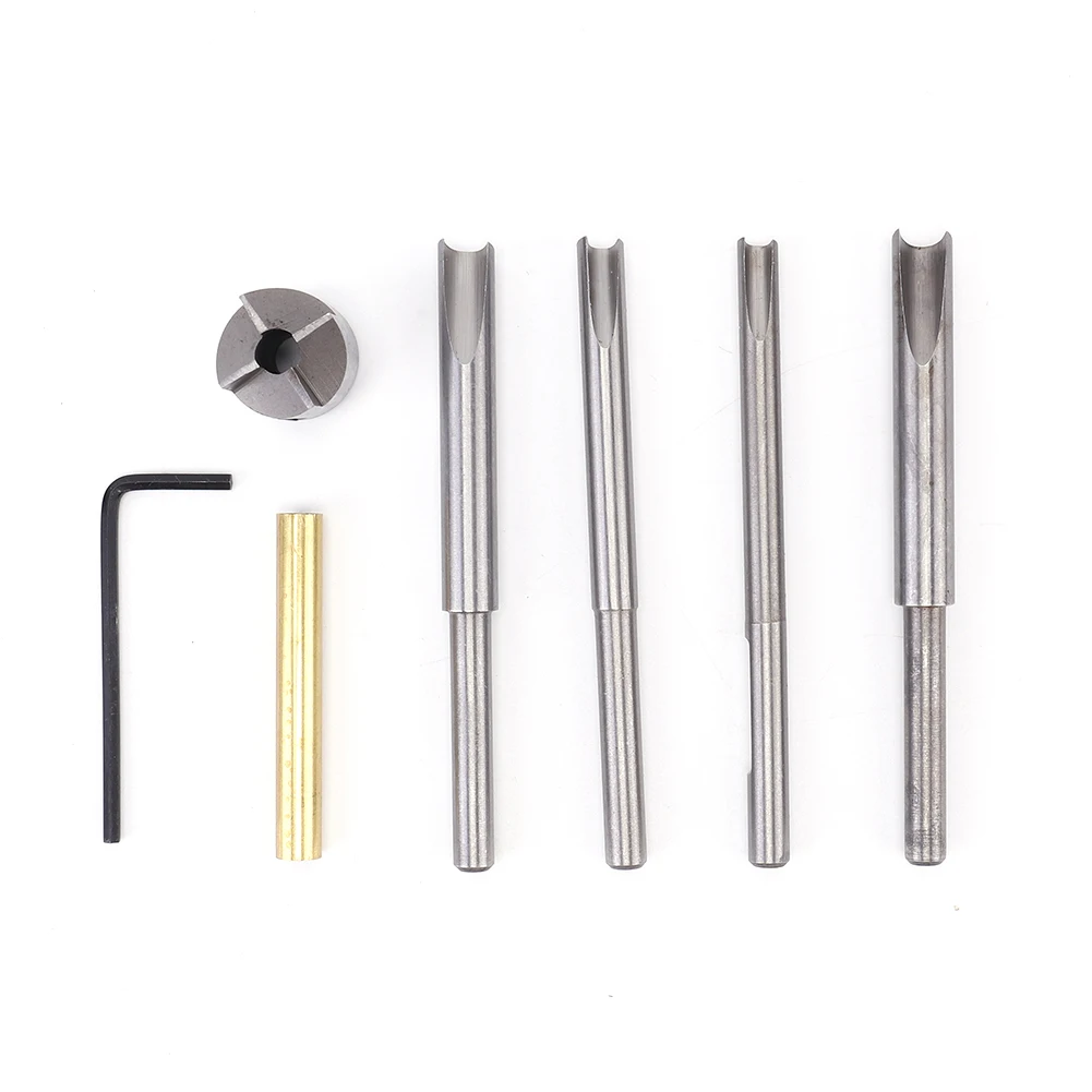 

7pcs Pen Making Kit Trimming Mill Set Tool Mill Trimming Set Pen Barrel Trimming System for Woodworking Lathe Accessories