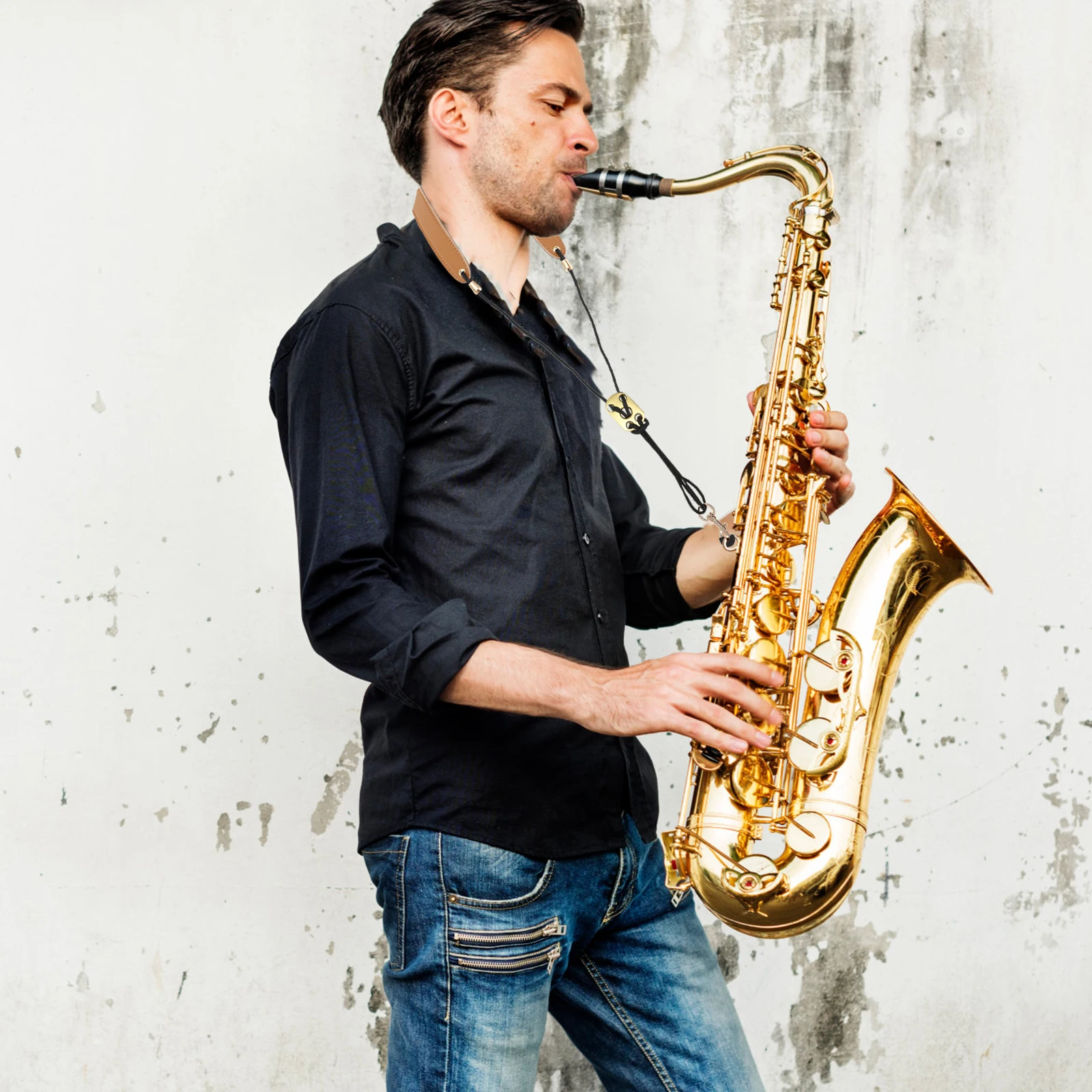 

Durable Widened Saxophone Shoulder Strap Comfortable Neck Support Long Lasting For Professional Junior Players Beginners Sax