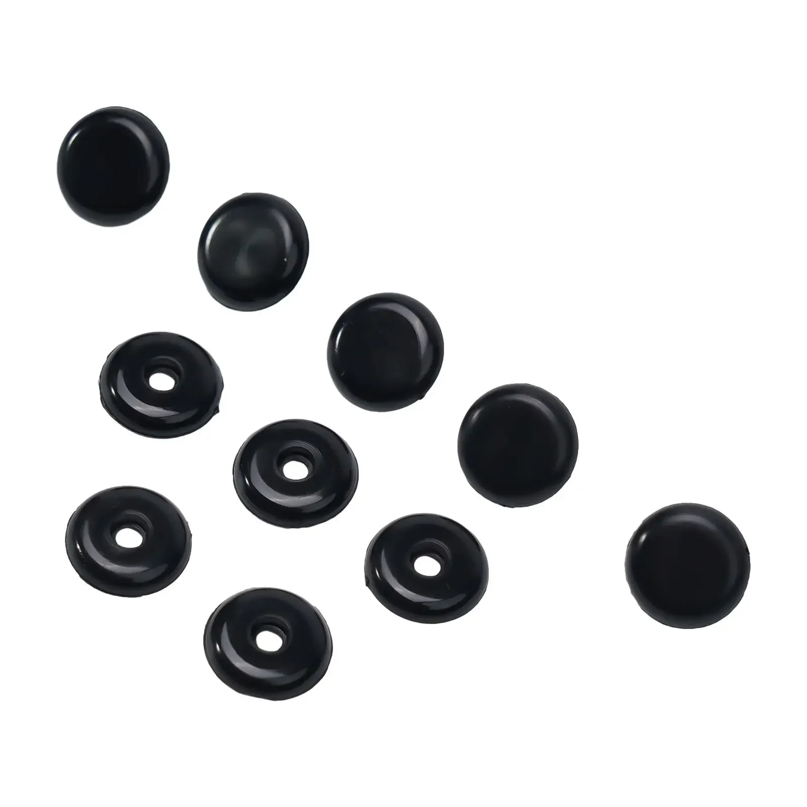 10Pcs Car Safety Seat- Belt Stopper- Buckle Anti-slip- Rivet Stud Clips- Fastener- Retainer- Seat- Belt Spacing- Limit Stopper-