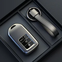 New Car Remote Key Case Cover Shell Fob for Honda Vezel City Civic Jazz BRV BR-V HRV Protector Keychain Car Accessories
