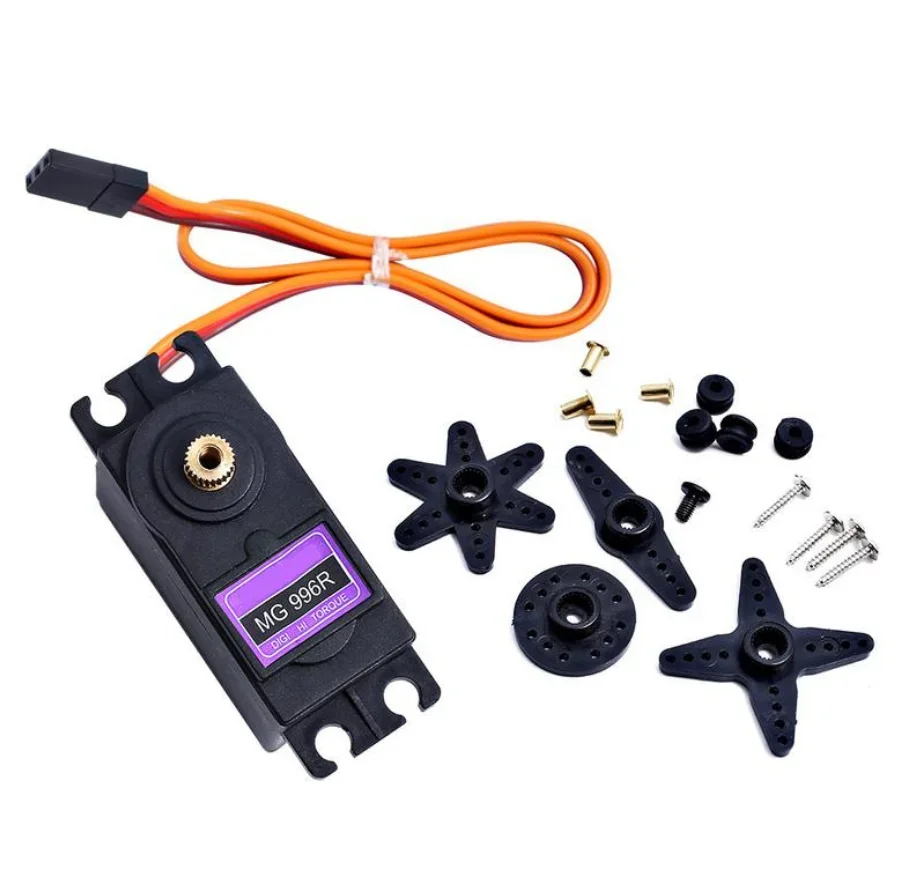 13KG di Coppia 4.8-6.0V Digitale Durevole Servo MG996 MG996R RC Servi Motore Ingranaggio Metallico per 1/8 1/10 RC Auto JR Robot Elicottero Barca