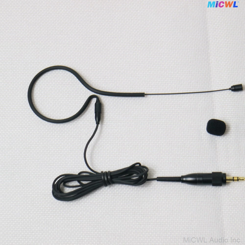 ميكروفون مخفي معلق على الأذن لهاتف Sony UWP UTX V1 D21 D11 Bodypack لاسلكي 3.5 مللي متر جاك قفل مرحلة الغناء الموسيقى