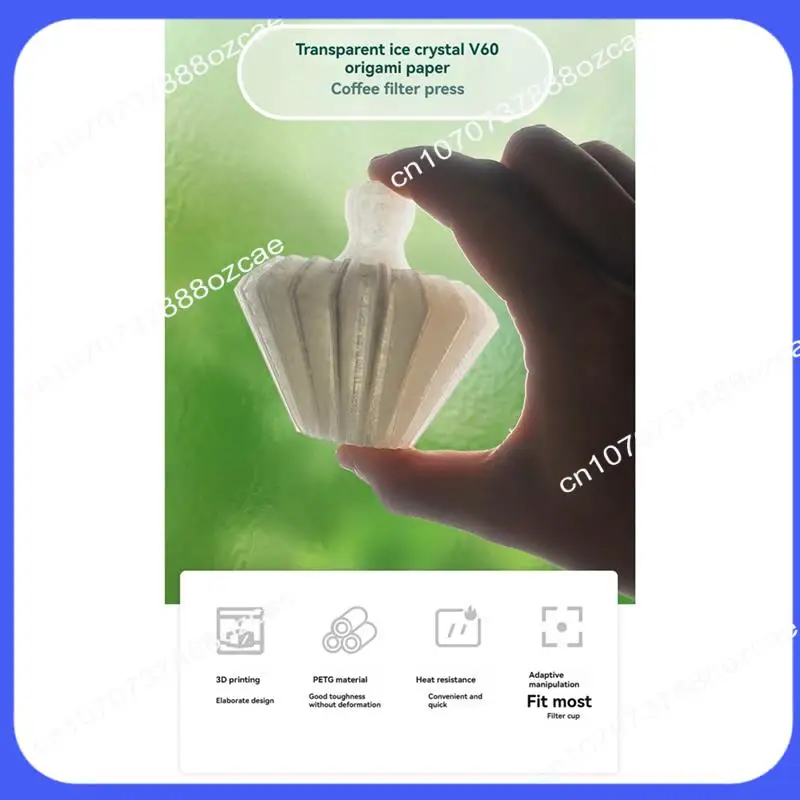 A26P 손으로 붓는 커피 필터 모양 리테이너 커피 필터 콘 재사용 가능 간편한 청소 휴대용 필터 종이 모양 유지