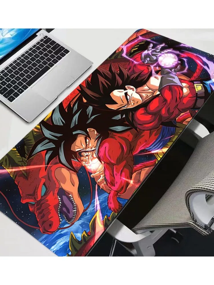 Tapis de souris en caoutchouc grand PC tapis de souris Gamer tapis de souris de jeu tapis de clavier de bureau DBZ Dragon Ball Z ordinateur tapis d'ordinateur portable pour CSGO LOL