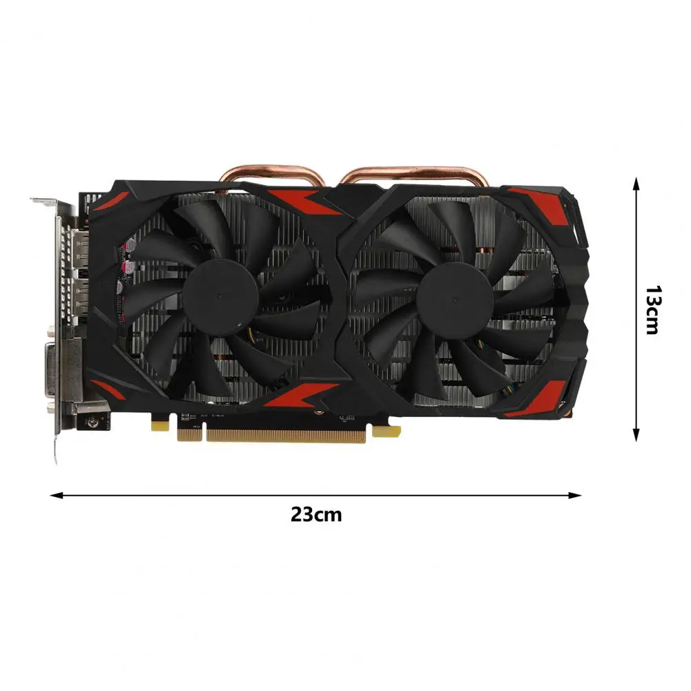 Imagem -06 - Placa Gráfica Rx580 Video Gaming 8g 256bit Memória Gddr5 Ventilador Duplo Pcie3 0x16 Placa de Computador Desktop