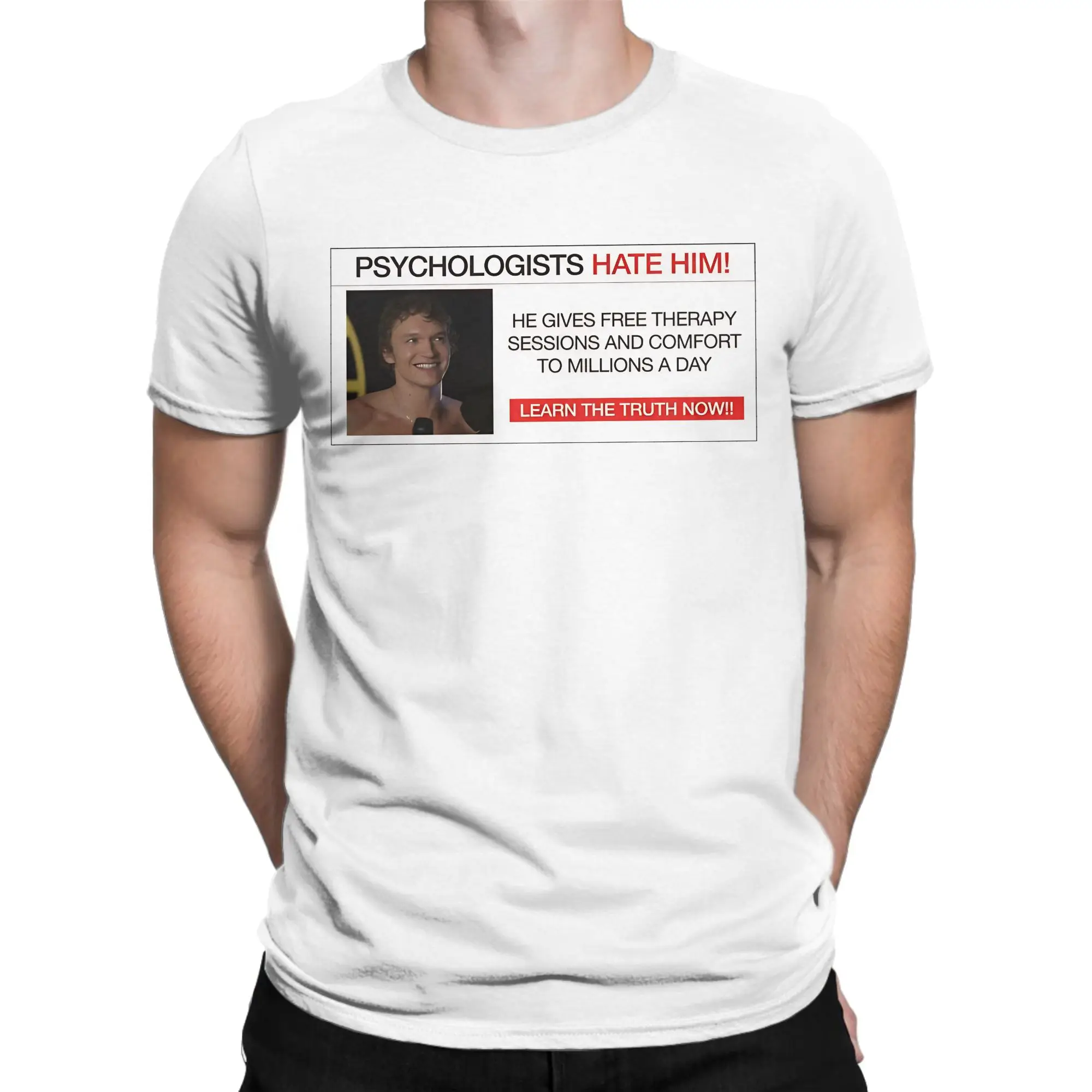 Men T-Shirts Psychologists HATE Ilya Rozanov  Vintage 100% Cotton Tee Shirt Short Sleeve Heated Rivalry T Shirts Crew Neck Tops