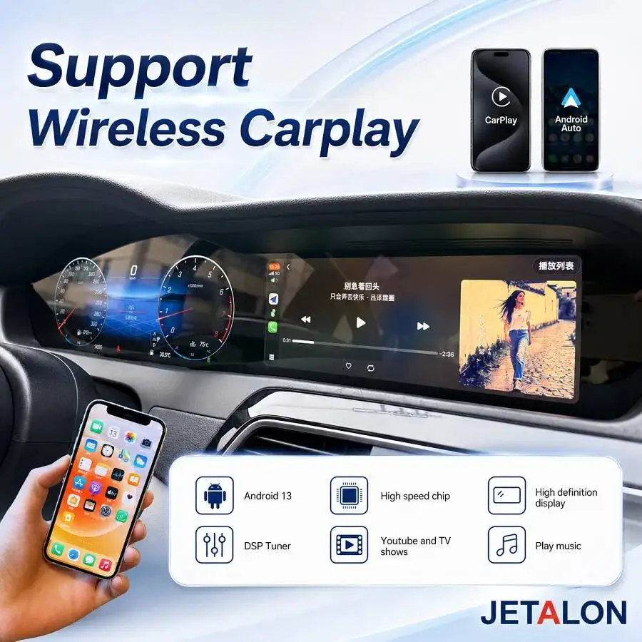 Android Screen For Benz C Class W204 2011-2013 Multimedia Video Player Audio Car Radio GPS Navigation Auto Stereo Carplay 2din