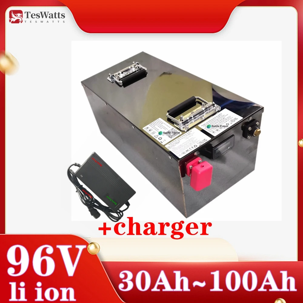 

Литий-ионный аккумулятор Teswatts 96V 30ah 40ah 50ah 60ah 100ah + зарядное устройство