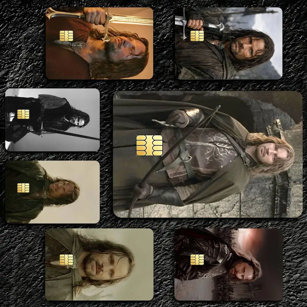 Aragorn II leading hero of LOTR Credit Card HD Stickers Easy to replace, change card style anytime as you like