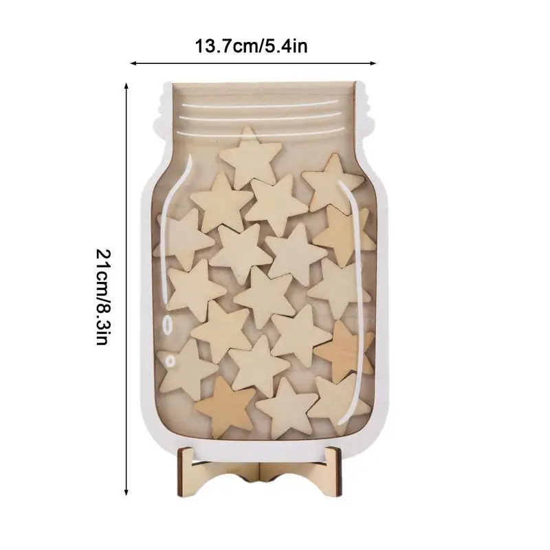 Kids Reward Jar With Star Classroom Reward Jar With 25pcs Tokens Chore Chart Gifts For Kids Birthday Gift