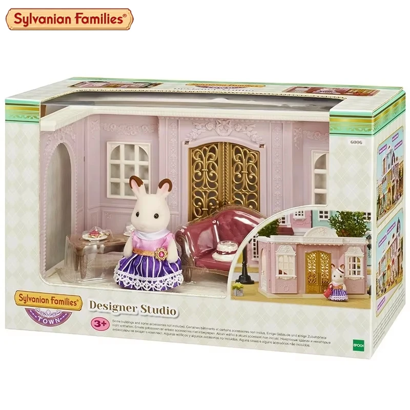 

Authentic Sylvanian Families Anime Character Simulation Playhouse Toy Room Decoration Toy Christmas Gift