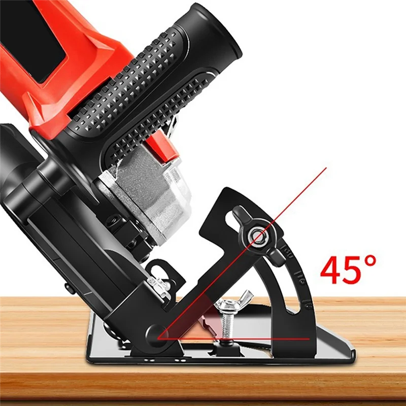 AB34-Angle Grinder Holder Angle Grinder Support 45°Adjustable Angle Grinder Stand Angle Grinder Hand Fixed Cutter Support