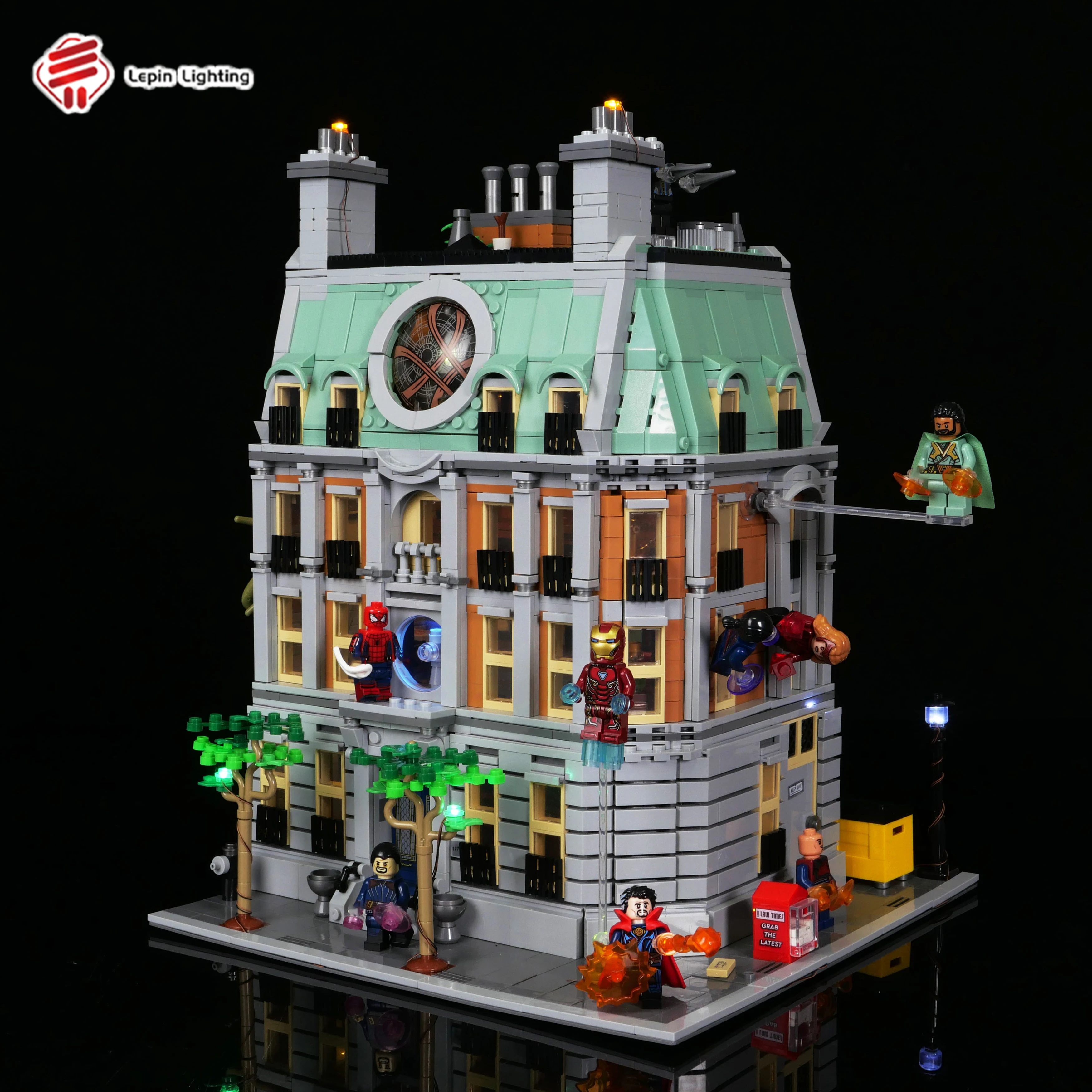 LED Lighting Kit Compatible with 76218 Mystic Wizard Temple Building Blocks Model Decorative Light Set for Display (Lights Only)