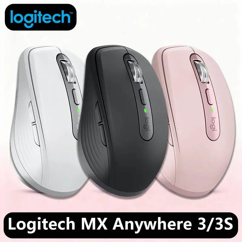 

Logitech MX Anywhere 3S Mouse, Logi Flow Technology, 90% Less Noise, 70-Day Battery, Office Use