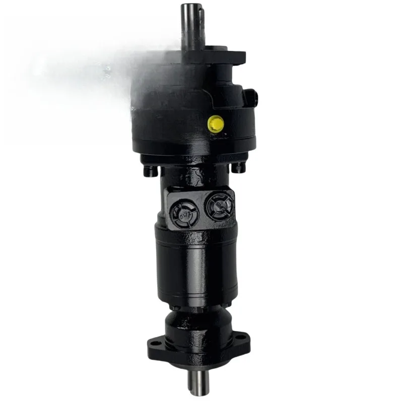 

Double shaft hydraulic motor with brake
