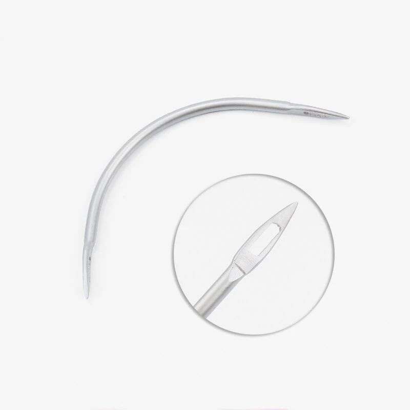 Stainless steel, large V-shaped thread embedding needle, broken thread skin needle, tissue puncture guide needle, facial lifting