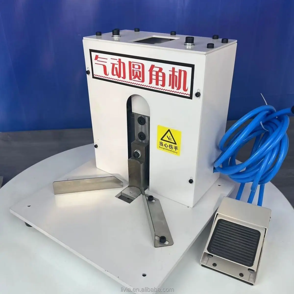 Compact Pneumatic Photo Frame and Medium Density Fiberboard Rounded- Corner Machine Radius 20mm
