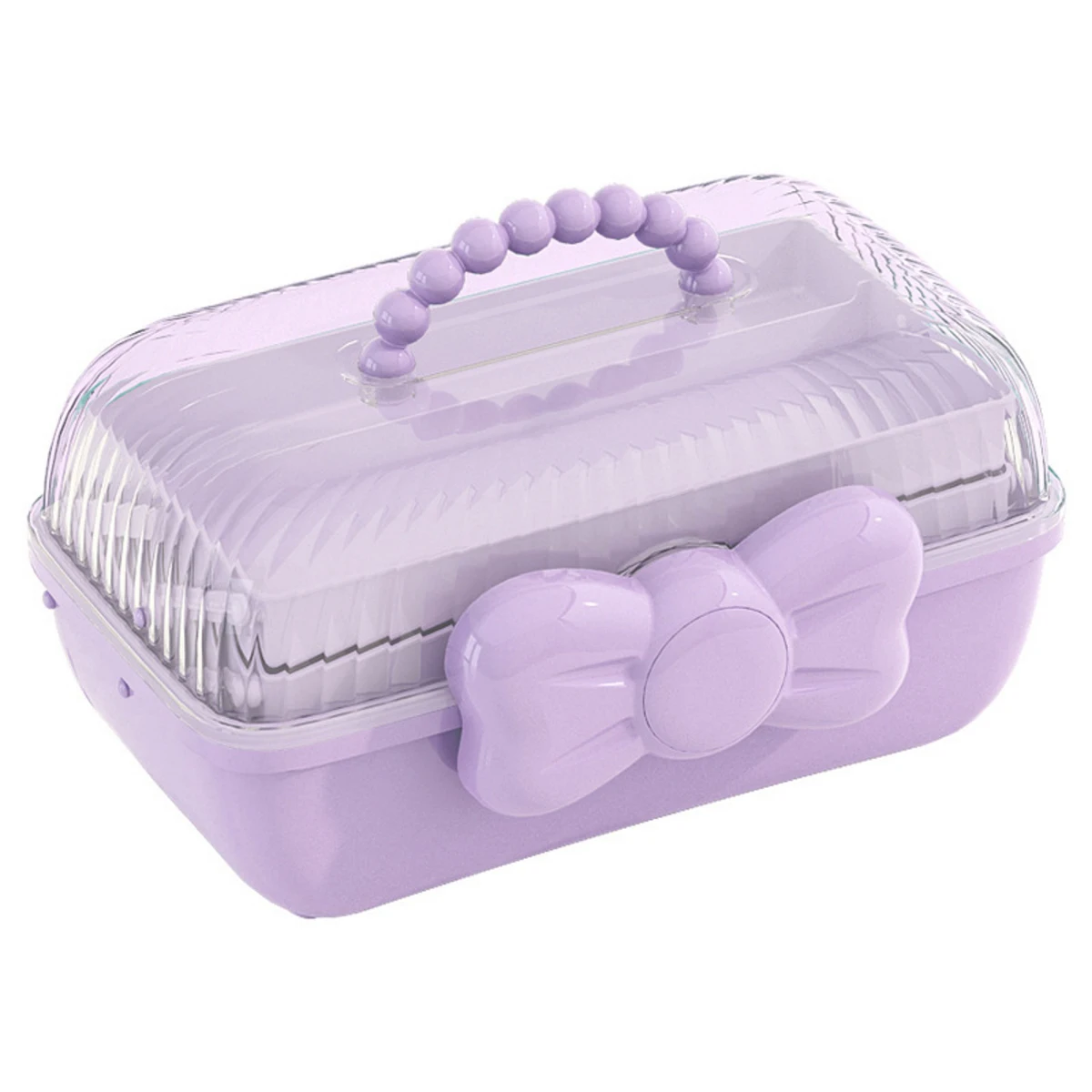 Hair Jewellery Organiser Children's Hair Accessories Storage Box Storage Box for Hair Bobbles and Hair Bands Layered Container