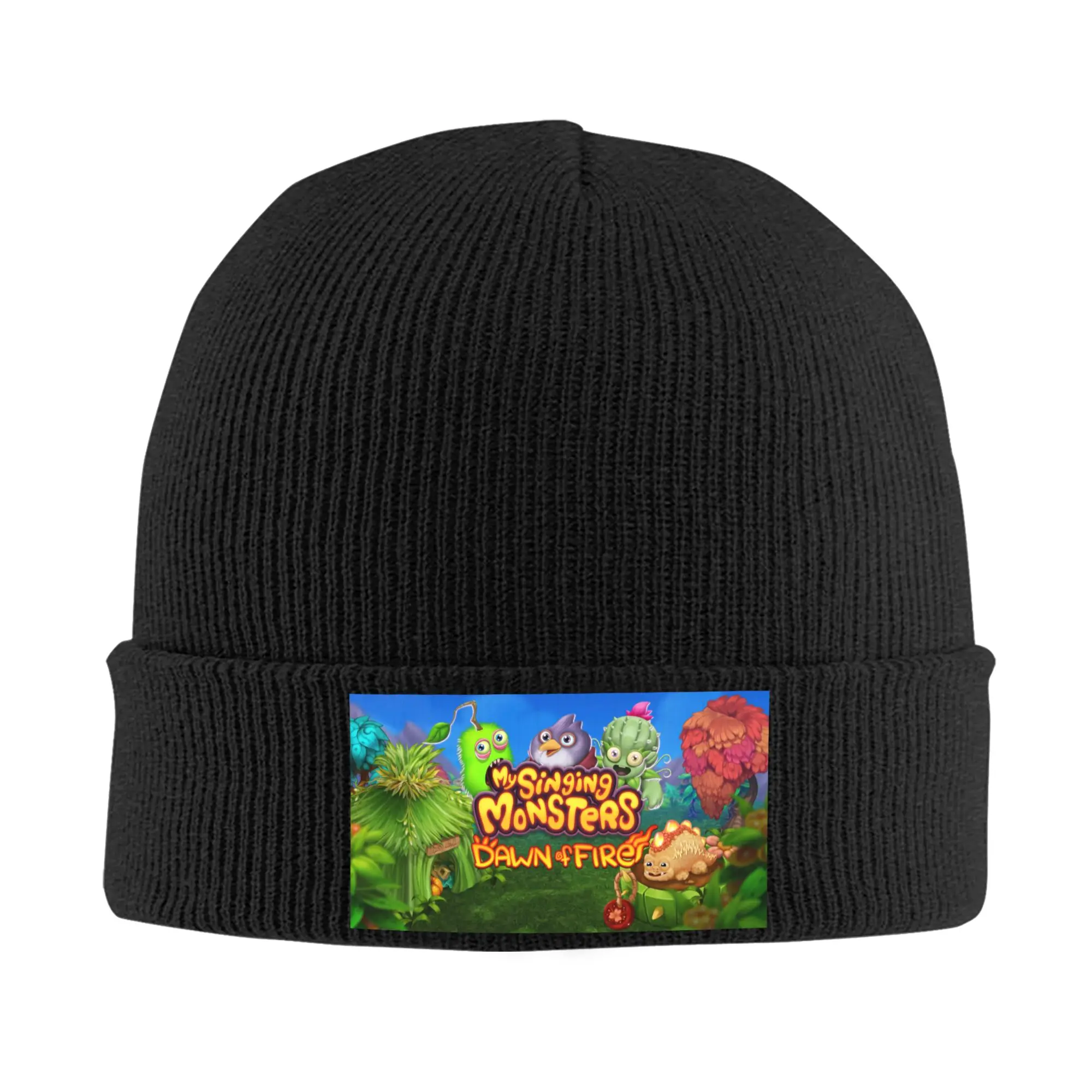 Custom My Singing Monsters Bonnet Hats  Fashion Knitting Hat For Men Women Winter Warm  Skullies Beanies Caps