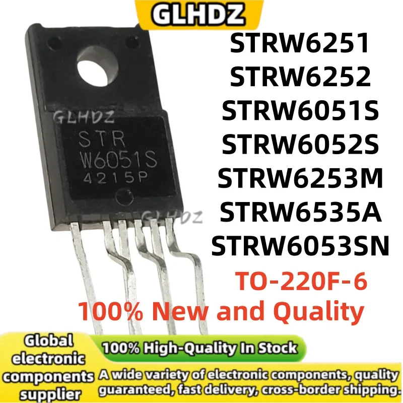 10PCS STRW6251 STRW6252 STRW6051S STRW6052S STRW6253M STRW6535A STRW6053SN TO-220F-6 In Stock