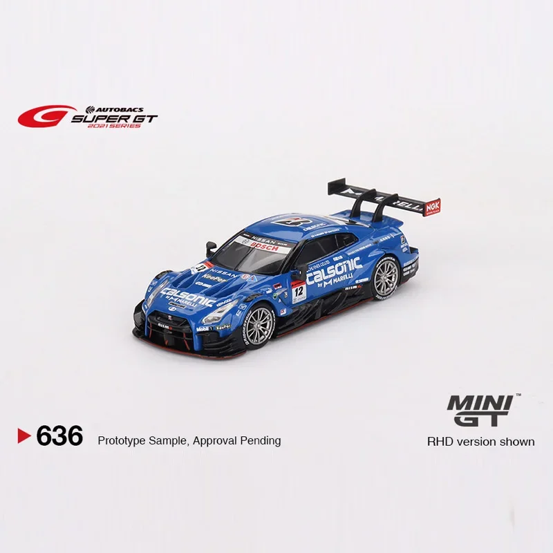 TSM MINI GT Japan Limited 1:64 Nissan GT-R Nismo GT500 SUPER GT car model, boys collection decorated toy gift.