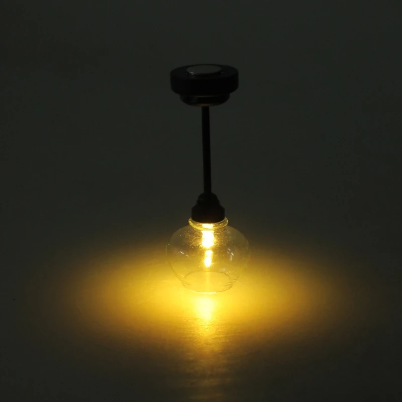 Dollhouses Kronleuchter Beleuchtung Spielzeugeinrichtung Figur Deckenlampenmodell für Puppenhäuser Zubehör Photo Requisiten