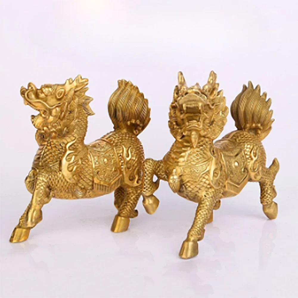 

Copper Wealth Kirin Office, Living Room, Fire Kirin Decoration