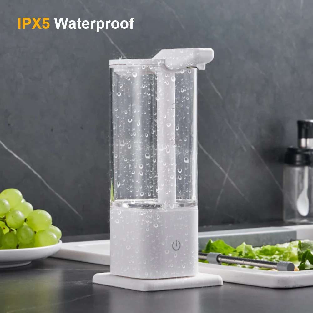 موزع الصابون السائل الأوتوماتيكي الذكي الأشعة تحت الحمراء التعريفي آلة توزيع السوائل بطارية/USB شحن 500/550 مللي موزع الصابون #2