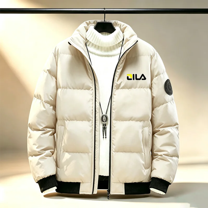 Men's Winter Puffer Jacket Thick Warm Cotton Padded Coat Plus Size Casual Outdoor Jacket Windproof Hooded Parka Couple Outerwear