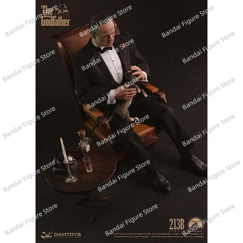 DAMTOYS DAM DMS032 1971-versie Pak Doek The Godfather Action Figure DMS033 1/6 Grijs Vintage Stijl VITO CORLEONE Mini Beeldje