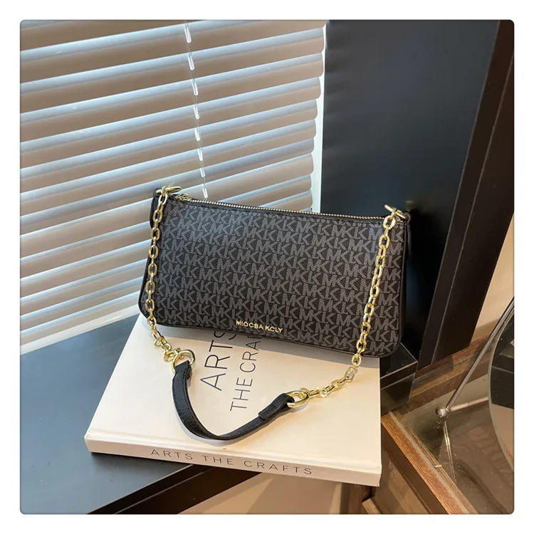 

‌Trendy 2025 Mahjong Print Shoulder Bag - Fashion Chain Detail Messenger Bag, Luxury Foreign Style Women's Handbag‌