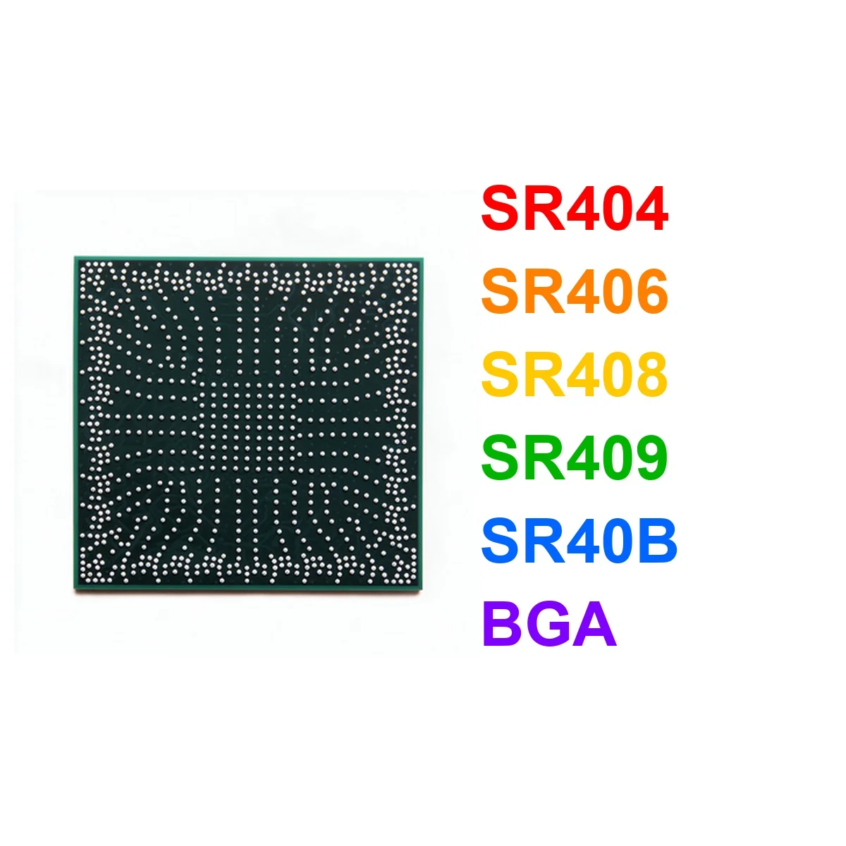  test very good product SR404 SR406 SR408 SR409 SR40B BGA reball balls Chipset